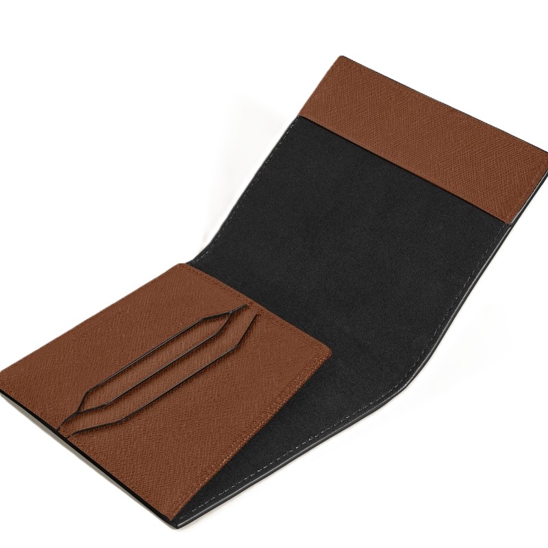 Montblanc Sartorial Fauve Leather Passport Holder