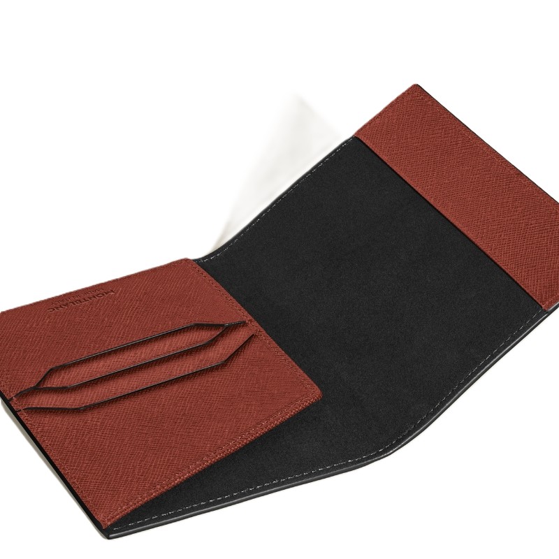 Montblanc Sartorial Red Oak Passport Holder