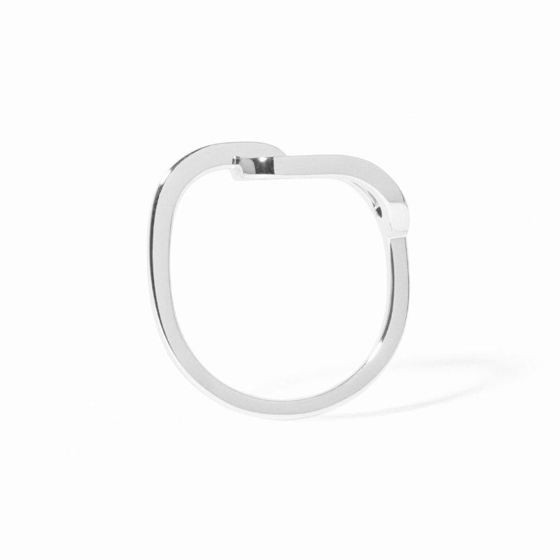 18K White Gold Maillon Small Ring