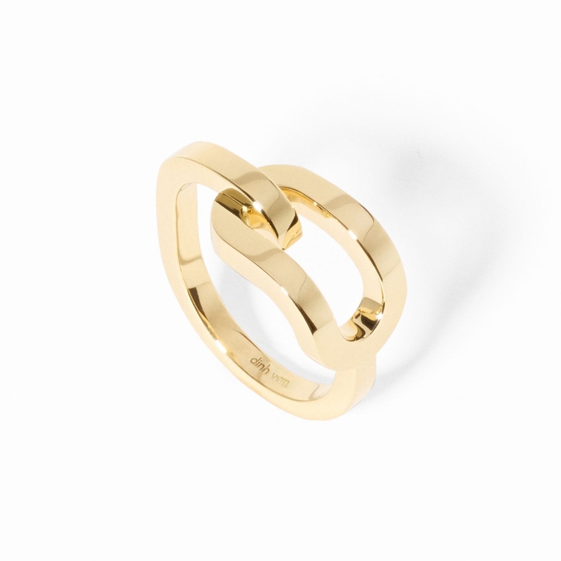 18K Yellow Gold Maillon Large Ring