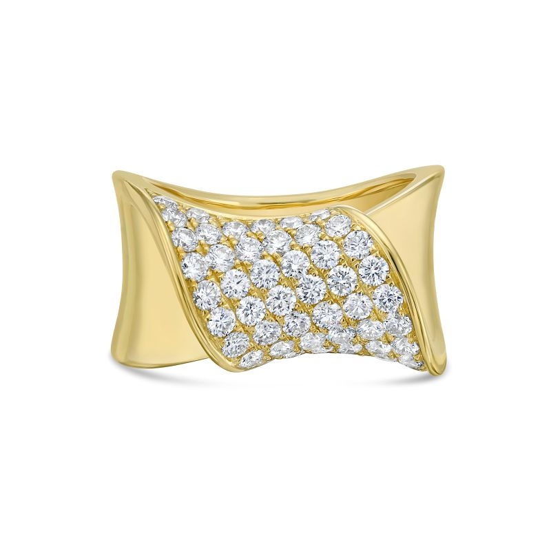 18K Yellow Gold Twist Ring