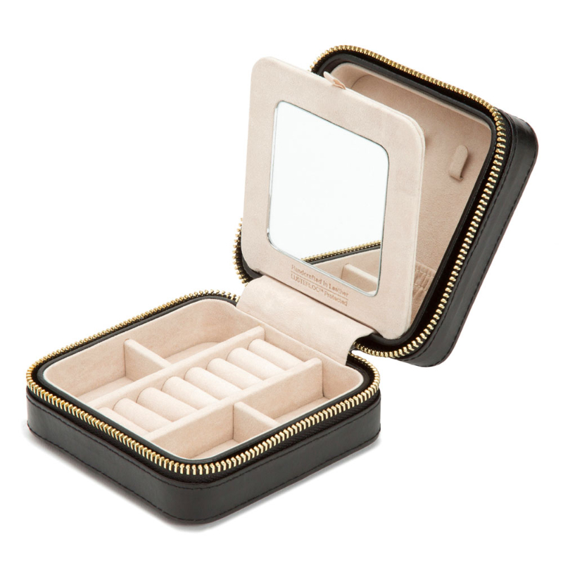 Wolf 1834 Caroline Black Zip Travel Case