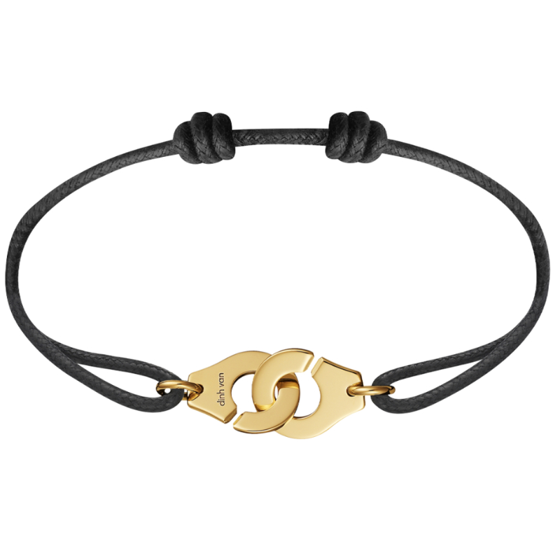 18K Yellow Gold Menottes R12 Cord Bracelet