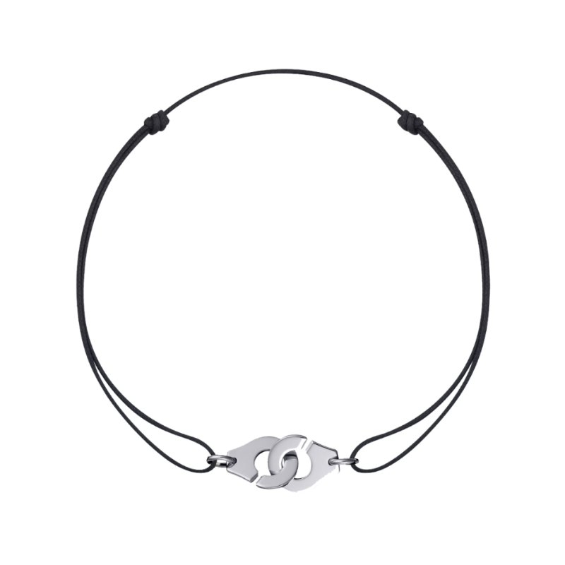 18K White Gold Menottes R15 Cord Bracelet
