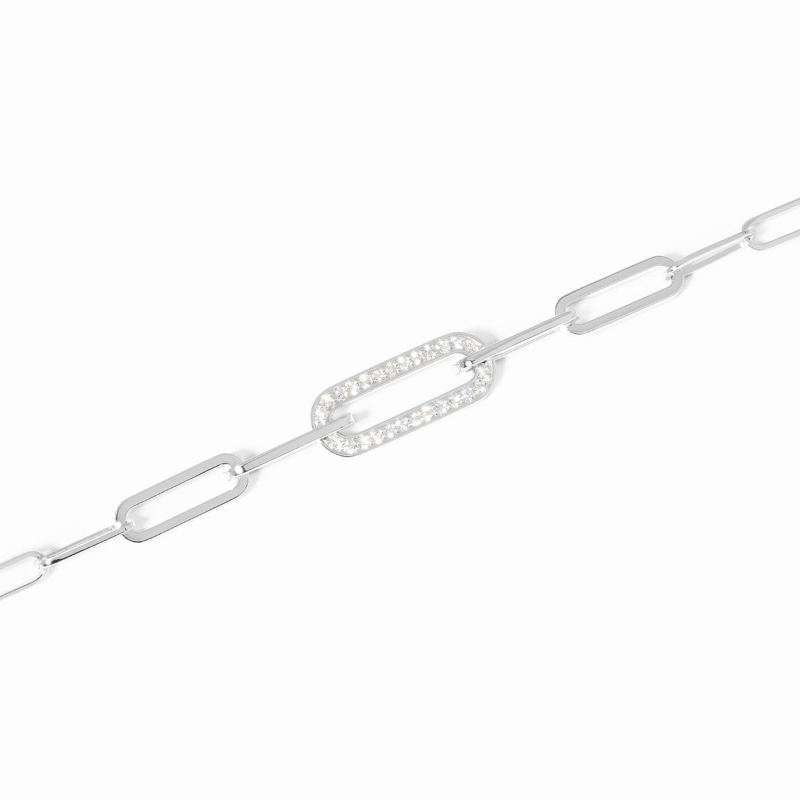 18K White Gold Maillon Small Bracelet