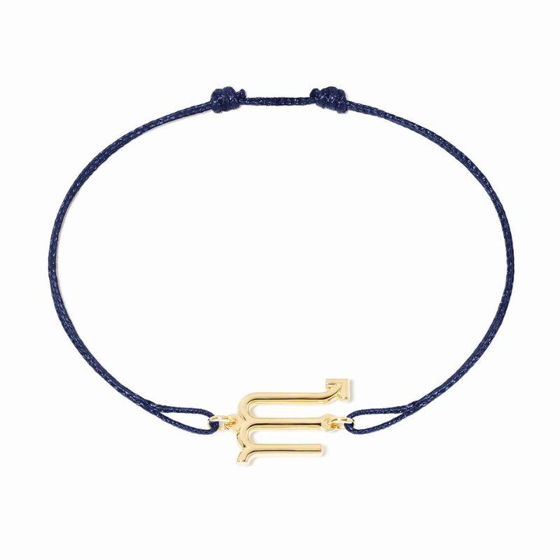18K Yellow Gold Les Signes Scorpio Cord Bracelet
