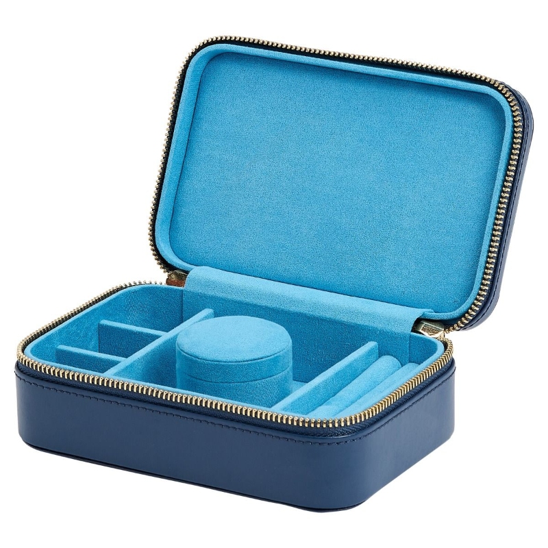 Wolf 1834  Sophia Indigo Travel Zip Case