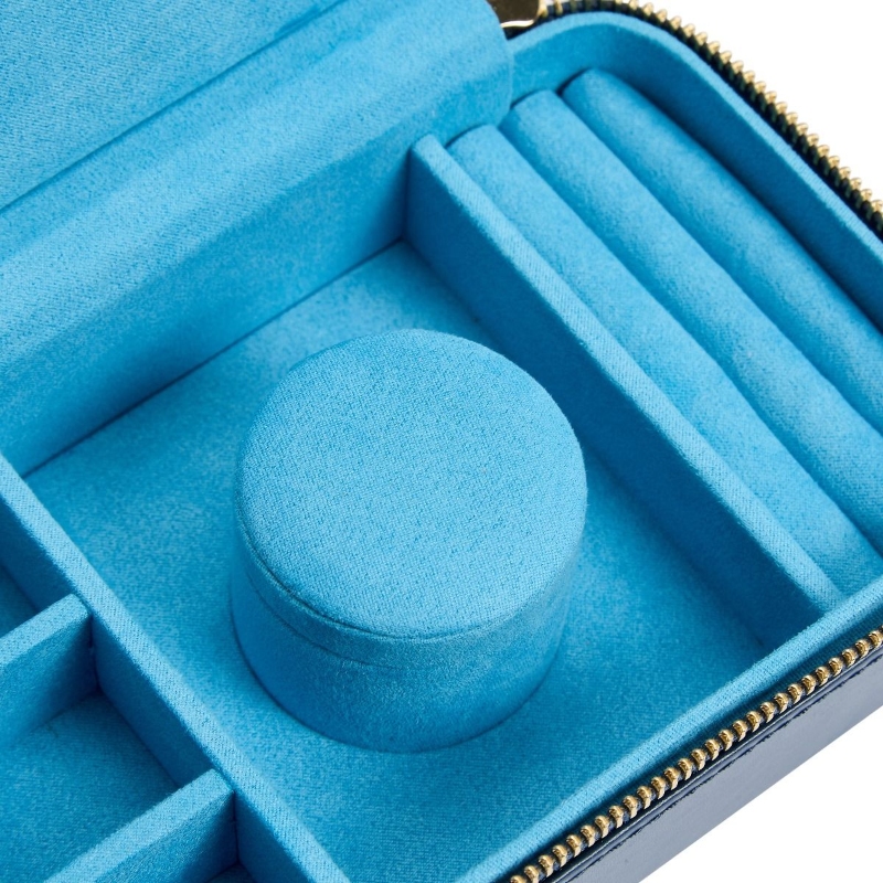 Wolf 1834  Sophia Indigo Travel Zip Case