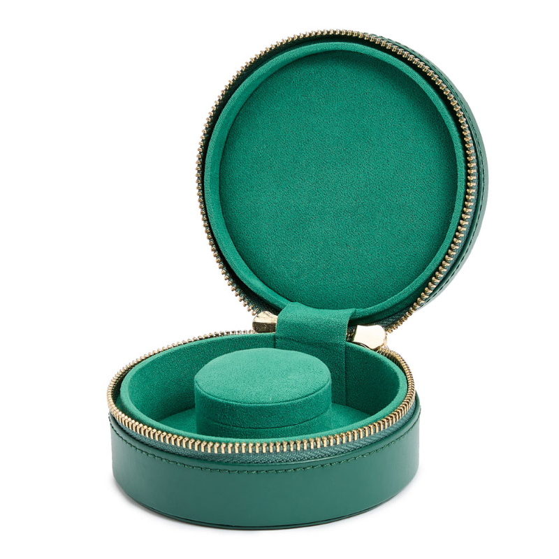 Wolf 1834 Sophia Forest Mini Round Zip Case