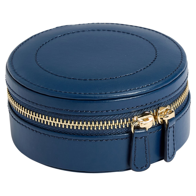 Wolf 1834 Sophia indigo Mini Round Zip Case