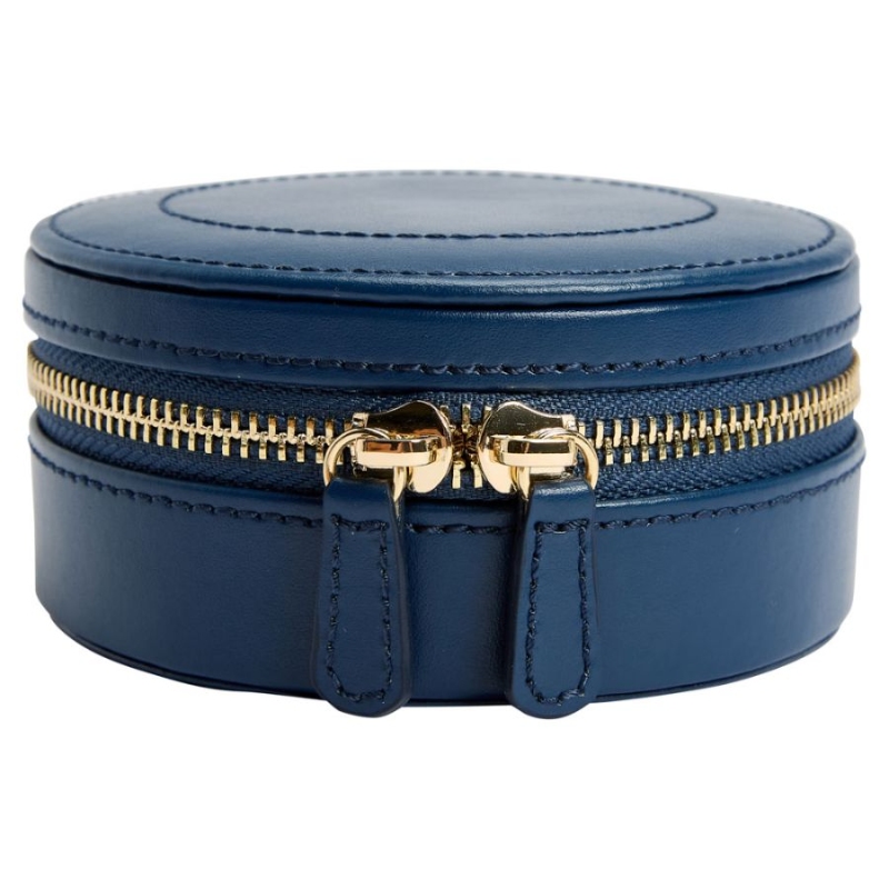 Wolf 1834 Sophia indigo Mini Round Zip Case