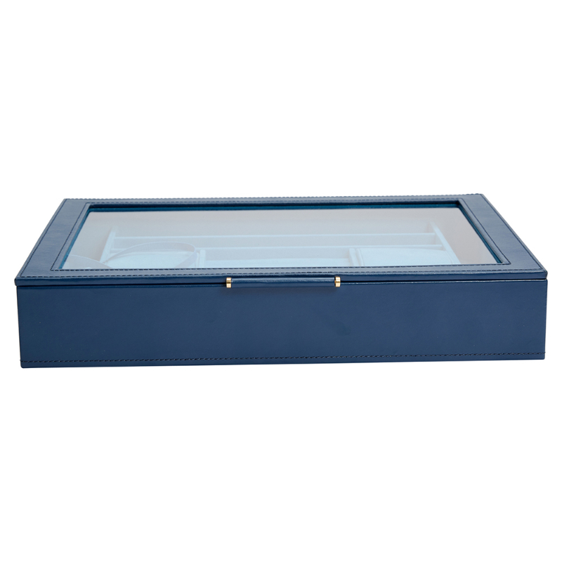 WOLF Indigo Sophia Jewelry Box with Window