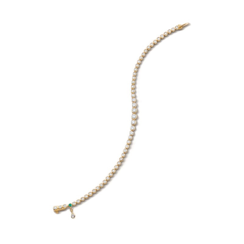 Monica Rich Kosann Tennis Bracelet-Ce™ Midi Graduated Round Bezel Set Tennis Bracelet