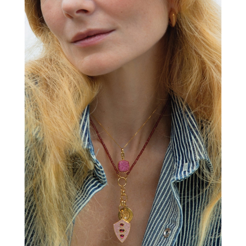 Monica Rich Kosann 18K Yellow Gold Slim Locket 