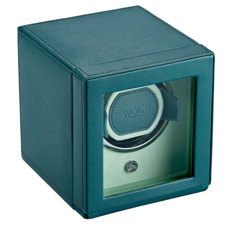 Wolf Cub Seltzer Teal/Mint Single Watch Winder