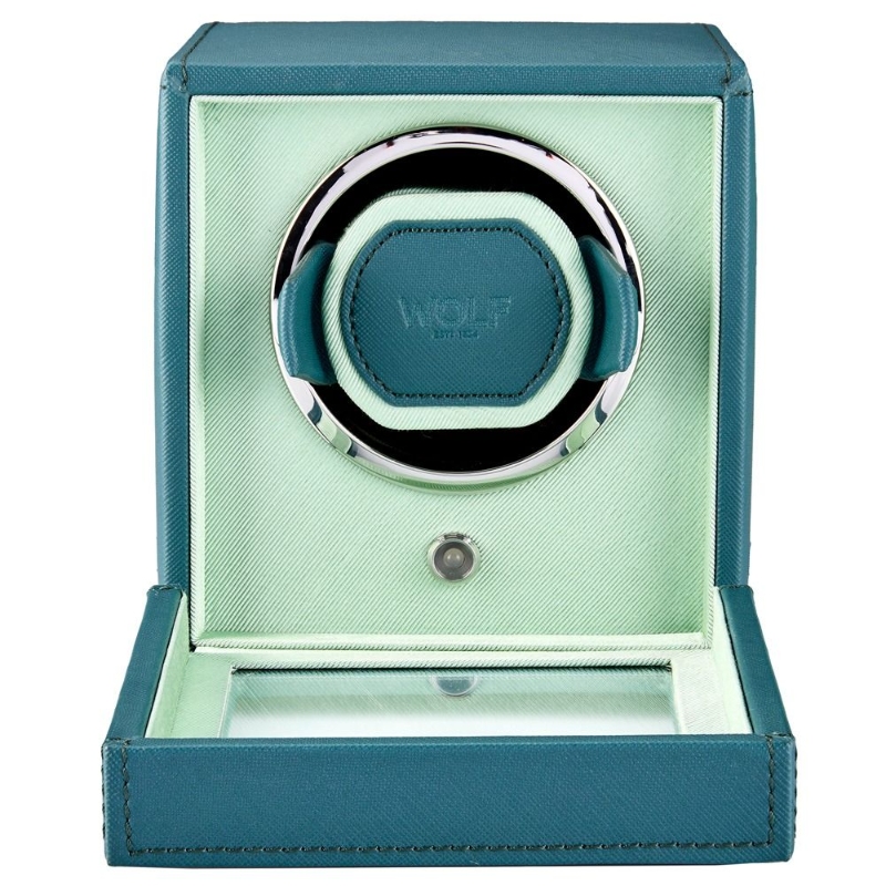 Wolf Cub Seltzer Teal/Mint Single Watch Winder