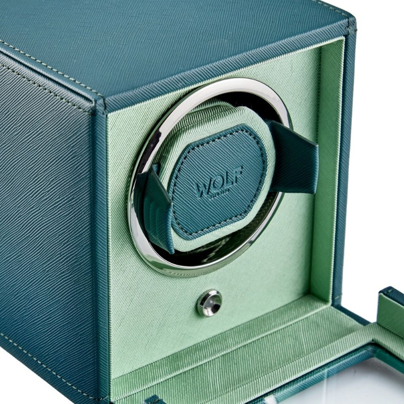 Wolf Cub Seltzer Teal/Mint Single Watch Winder