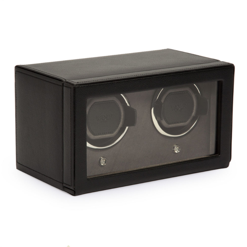 Wolf 1834 Black Cub Double Watch Winder
