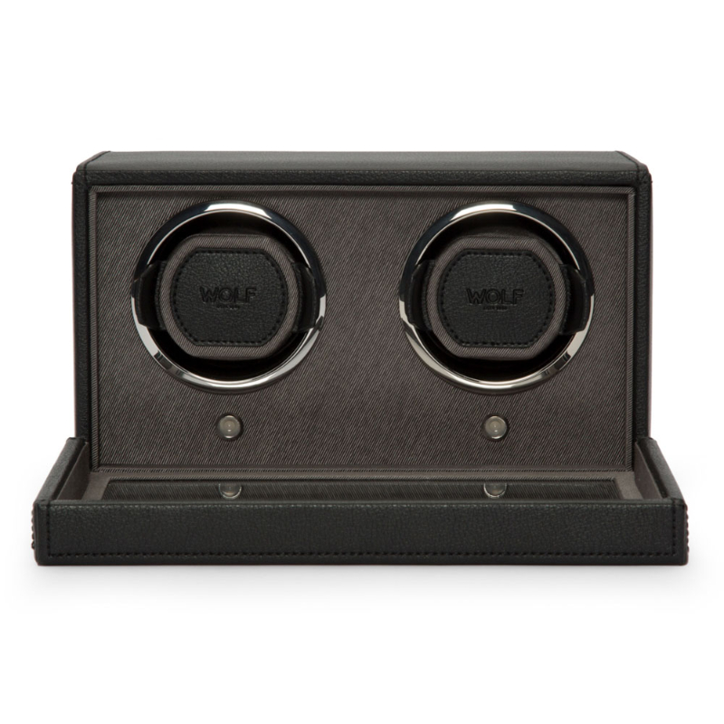 Wolf 1834 Black Cub Double Watch Winder