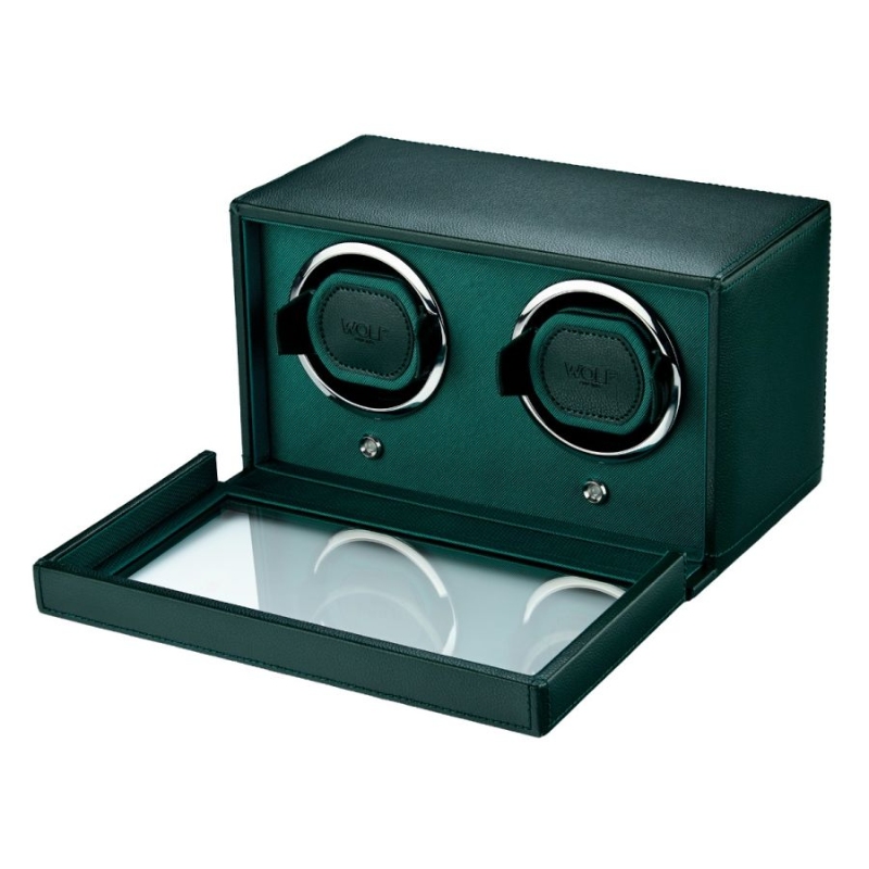 Wolf 1834 Green Cub Double Watch Winder
