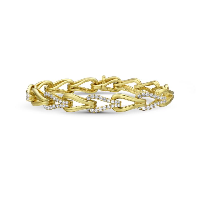 18K Yellow Gold Link Bracelet