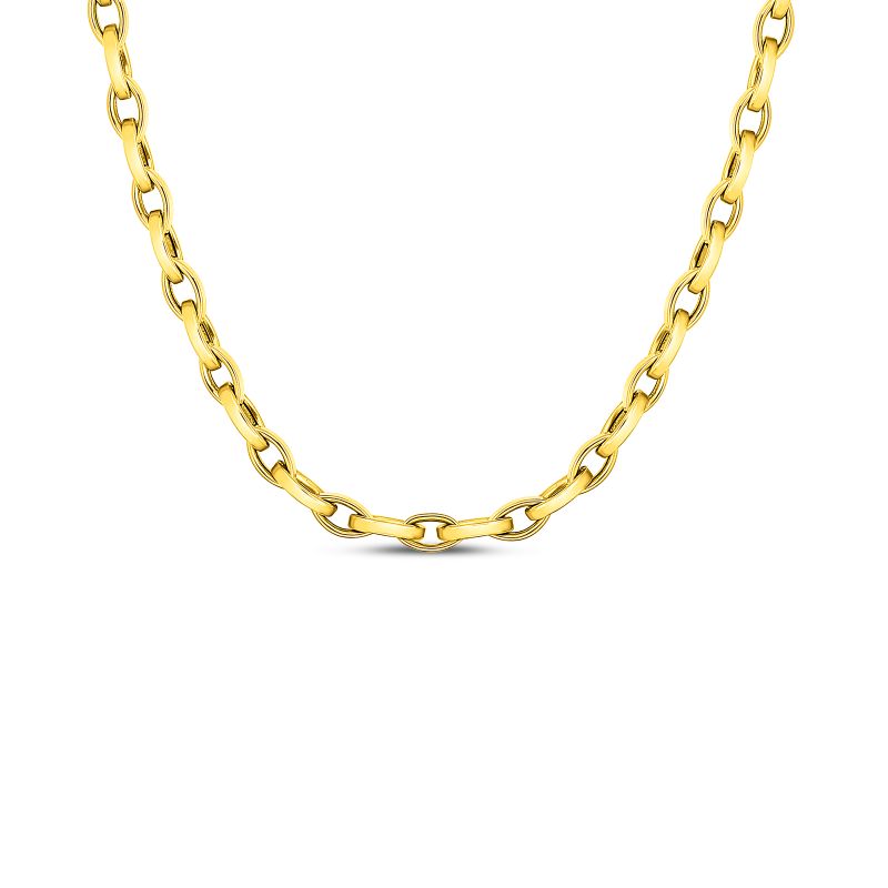 Roberto Coin 18K yellow gold Designer Gold chain link necklace, 34"