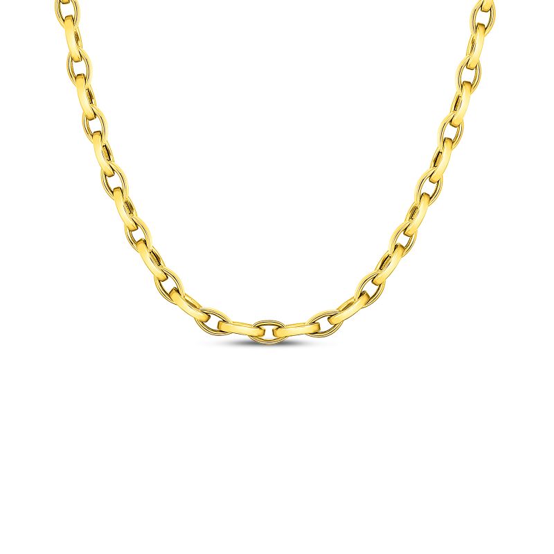 Roberto Coin 18K yellow gold Designer Gold chain link necklace, 34"