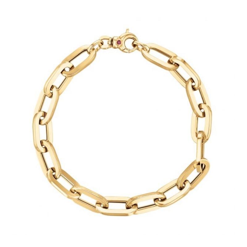 Roberto Coin 18K Yellow Gold Classic Oro Chain Link Bracelet