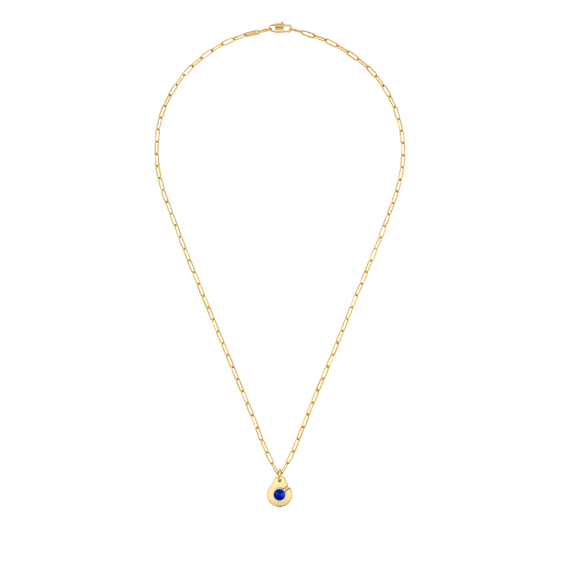 18K Yellow Gold Menottes Pendant Necklace