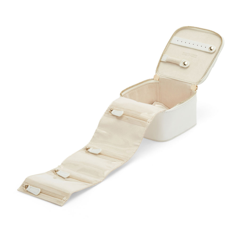 Wolf 1834 White Maria Zip Jewelry Cube