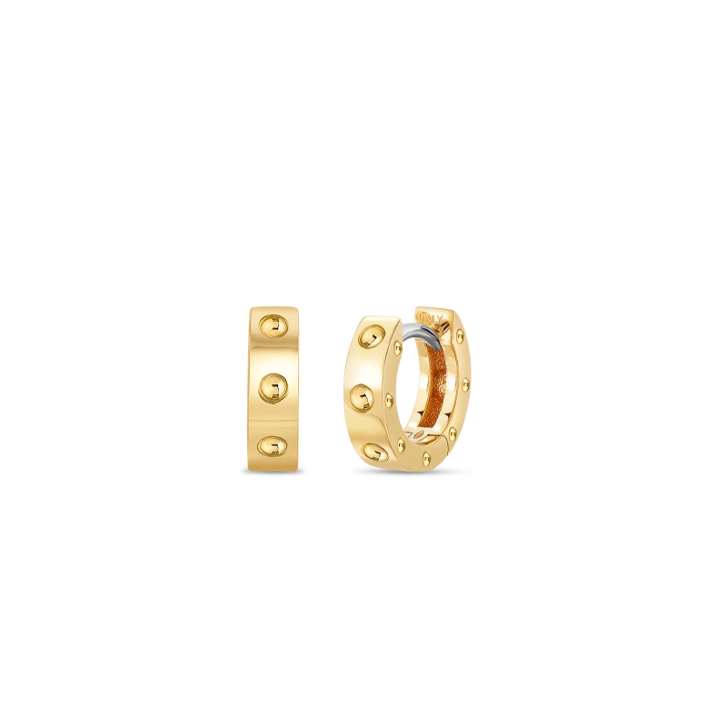 Roberto Coin 18K Yellow Gold Pois Moi Symphony Hoop Earrings