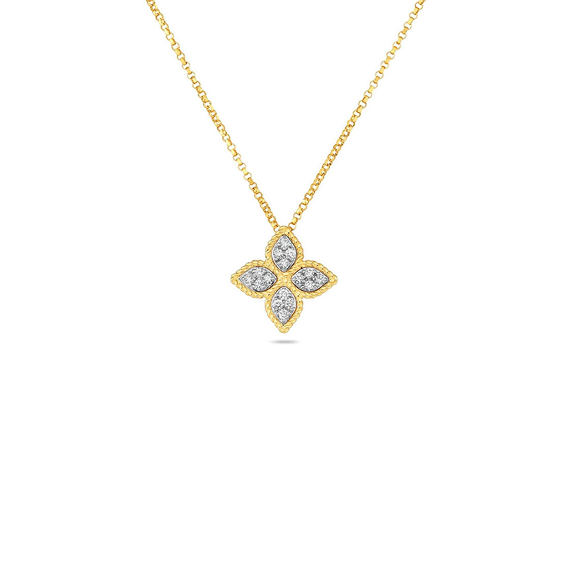 Roberto Coin 18K Gold Medium Pendant With Diamonds