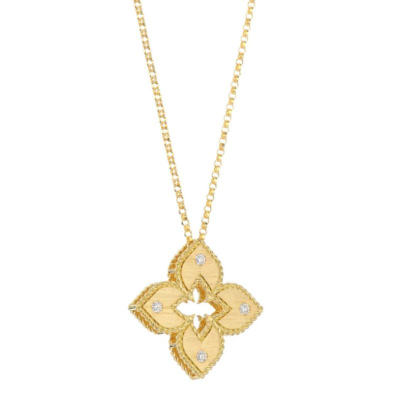 Roberto Coin 18K Yellow Gold Venetian Princess Petite Pendant Necklace