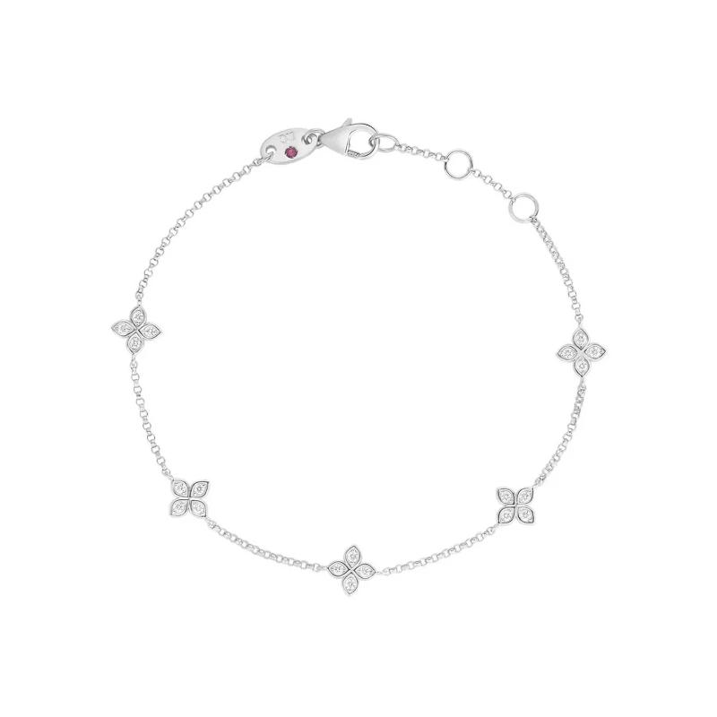Roberto Coin Love By The Inch 5 Station Bracelet
