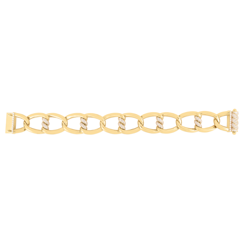 Roberto Coin 18K Yellow Gold Cialoma Diamond Knot Bracelet
