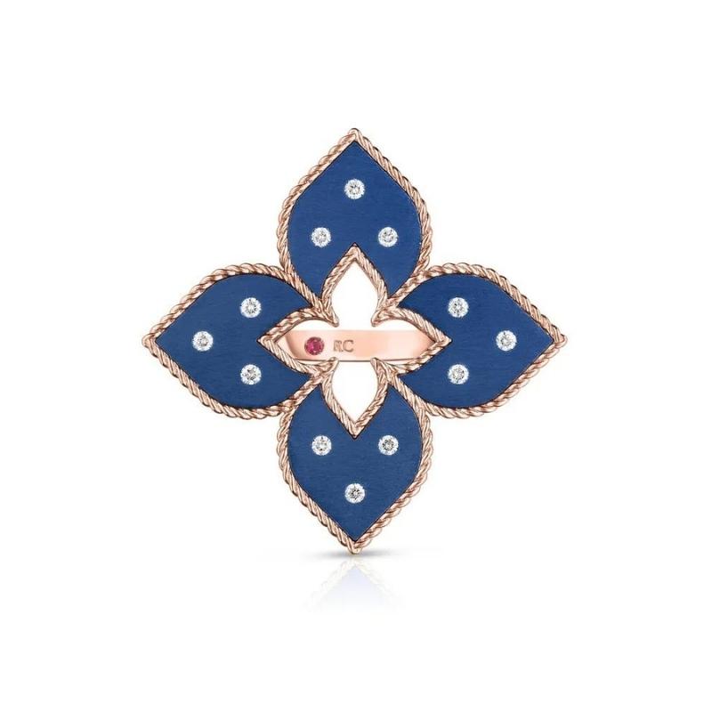 Roberto Coin 18K Rose Gold Venetian Princess Collection Diamond Fashion