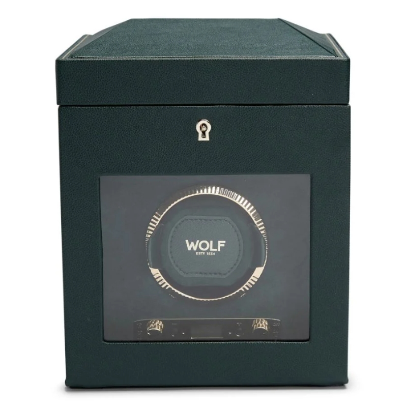 Wolf 1834 British Racing H Green Single Watch Winder