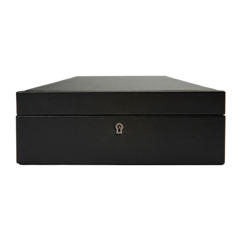 Wolf 1834 British Racing Black 8 Piece Watch Box