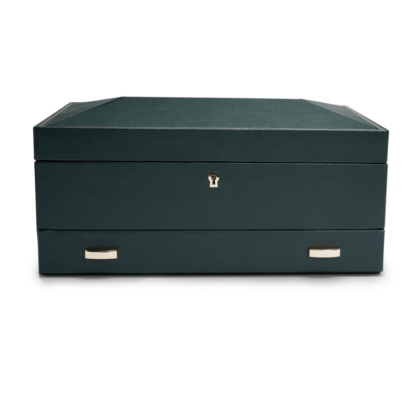 WOLF British Racing 10 Pc Watch Box With Storage