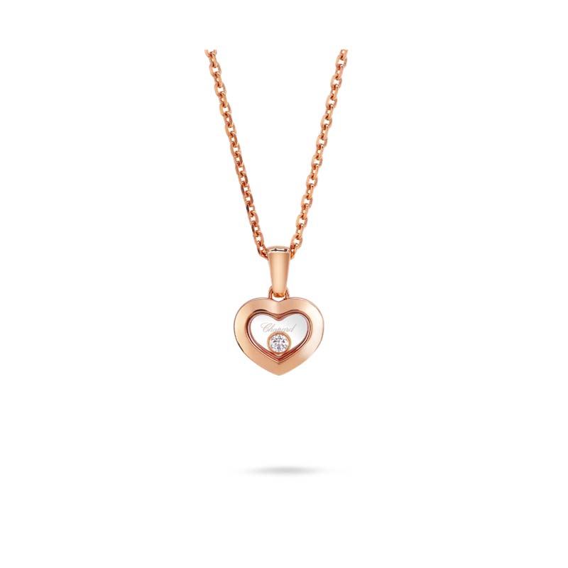 Chopard Happy Diamonds 18k rose gold pendant