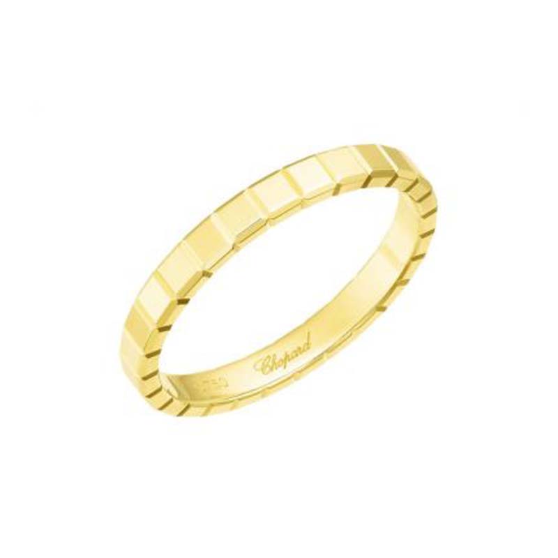 Chopard Ice Cube Yellow Gold Ring Size