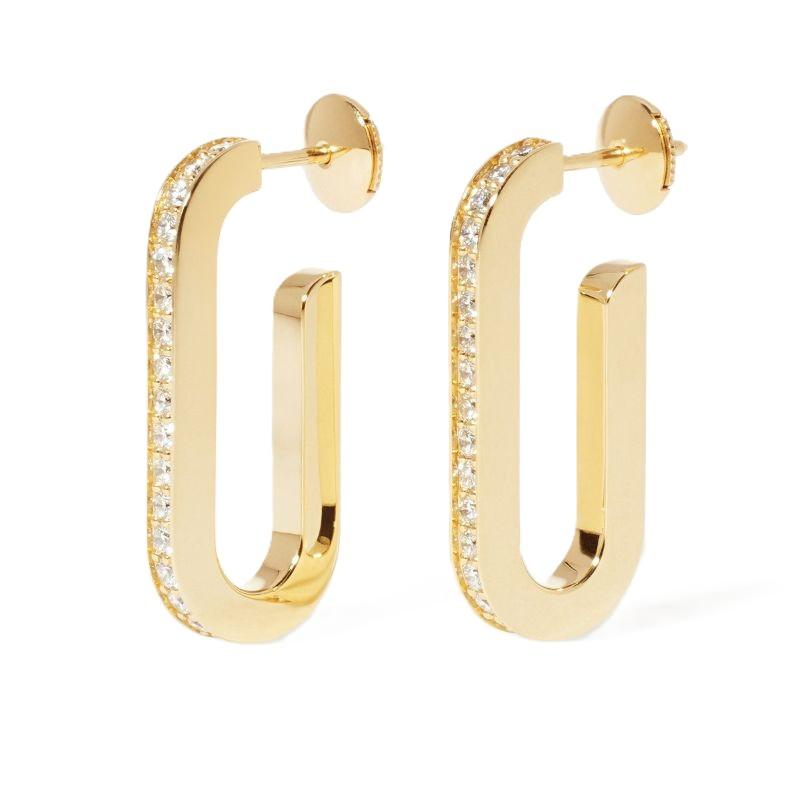 18K Yellow Gold Maillon Large Earrings