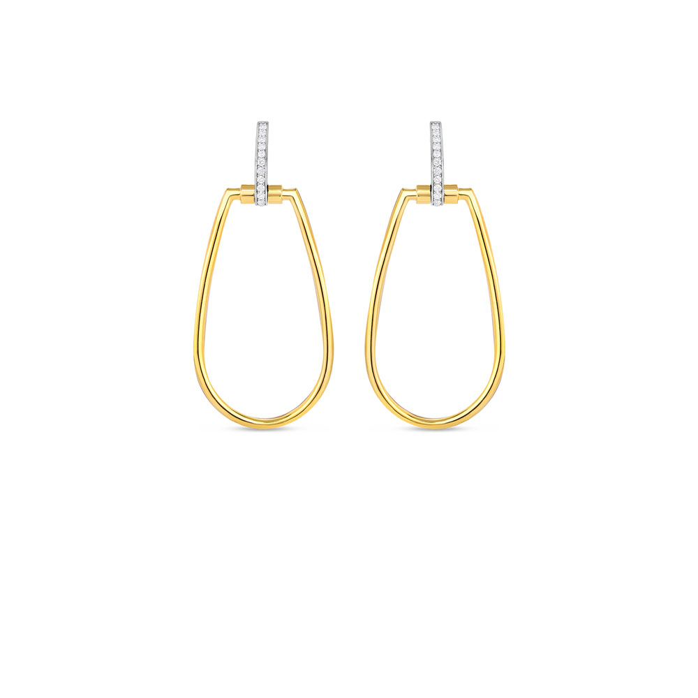 Roberto Coin 18Kt Gold Earrings With Diamonds