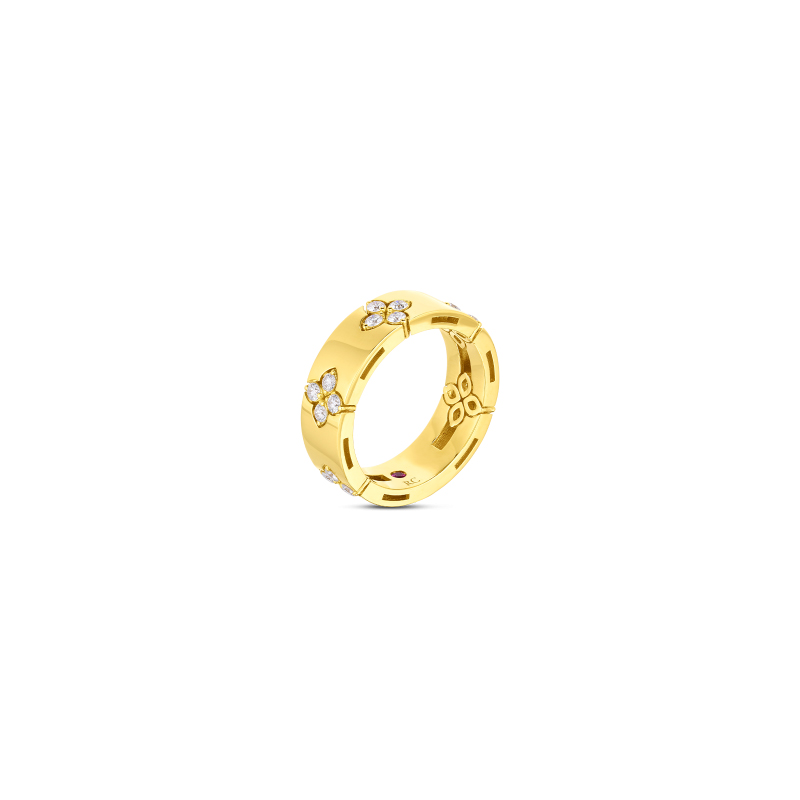 Roberto Coin Yellow Gold .45Ctw Diamond Verona Ring