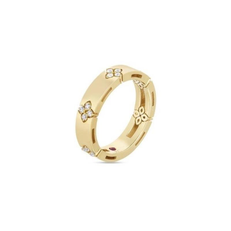 Roberto Coin 18K Yellow Gold Love In Verona Narrow Band