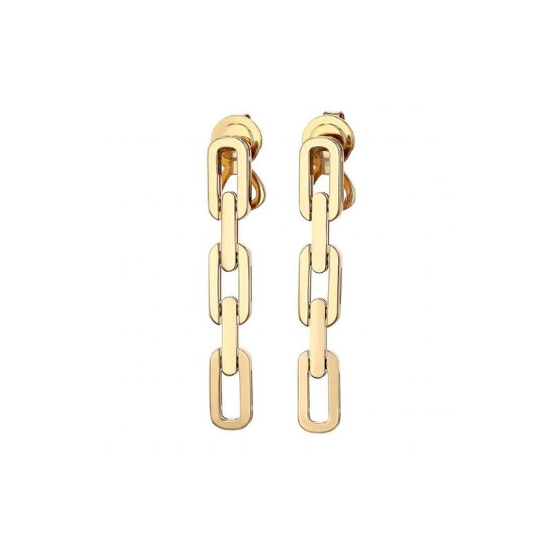 Roberto Coin18K Yellow Gold Navarra Link Dangles Earrings