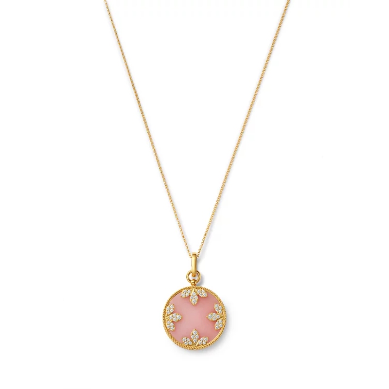 Roberto Coin 18K Yellow Gold Venetian Medallions Large Medallion Pendant Necklace