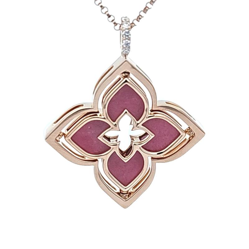 Roberto Coin 18K Rose Gold Venetian Princess Reverable Pendant