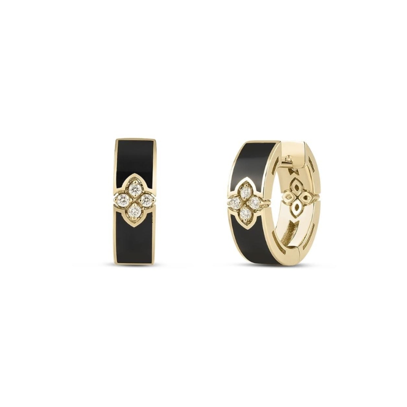 Roberto Coin 18K Yellow Gold Love In Verona Hoop Earrings