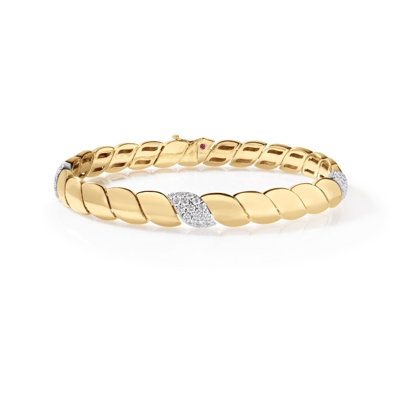 Roberto Coin San Marco 3 Diamond Station Bracelet